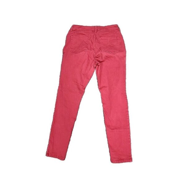 Style & Co Jeans Burgundy Curvy-Fit Skinny Stretch Mid-rise Women's 8 - Picture 3 of 8